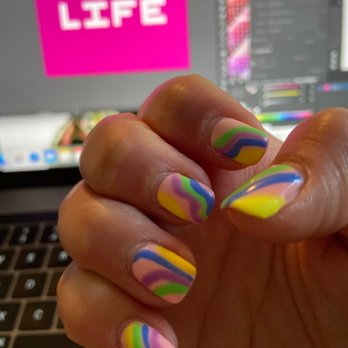 Flamant Nail Boutique - so fun and trippy - Nail Salons Near Me - Chicago, Illinois