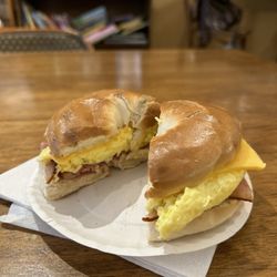 aLatté Cafe - Bacon, egg, and cheese bagel