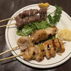 Fumi Restaurant - Sunagimo (Chicken Gizzard Skewered) Yakitori Tare (Grilled Chicken Skewered)