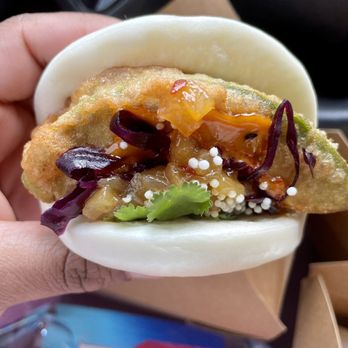 Bao & Bun Studio - Fried Avocado Bao Bun-suggested by the lady who took my order...no regrets! Delicious - Taiwanese Near Me - Philadelphia, Pennsylvania Bao & Bun Studio - Fried Avocado Bao Bun-suggested by the lady who took my order...no regrets! Delicious - Taiwanese Near Me - Philadelphia, Pennsylvania