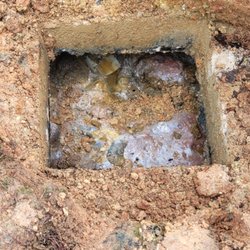 Newcomb Septic and Grading - Newcomb Septic Services - full septic tank that needs pumping
