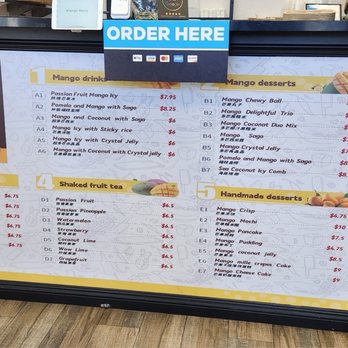 Mango World - Menu - Desserts Near Me - Las Vegas, Nevada Mango World - Menu - Desserts Near Me - Las Vegas, Nevada