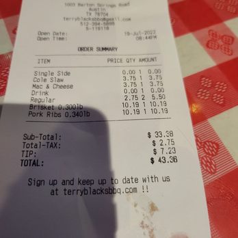 Terry Black's Barbecue - Barbeque Near Me - Austin, Texas