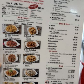 Zip Dak Korean Fried Chicken - Korean Near Me - Kirkland, Washington