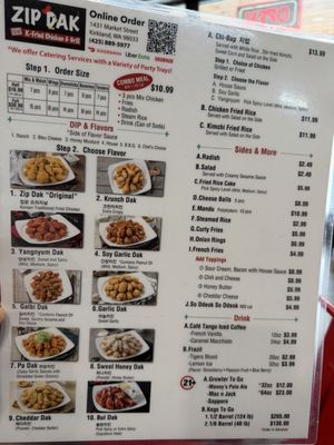 Menu photo 1 Zip Dak Korean Fried Chicken Kirkland, WA