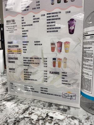 Menu photo 5 Sago Tea Bar ATBP Apopka, FL