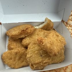 McDonald's - These nuggets are awful. I've never been to McDonald's and gotten bad nuggets, but somehow this place made me some.