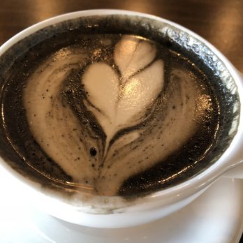 The Bean Yard Coffee House - Soy charcoal latte. - Coffee Roasteries Near Me - Sandy, Utah