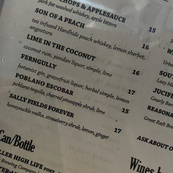 Toups Meatery - Drink menu with cute cocktail names - Cajun/Creole Near Me - New Orleans, Louisiana Toups Meatery - Drink menu with cute cocktail names - Cajun/Creole Near Me - New Orleans, Louisiana