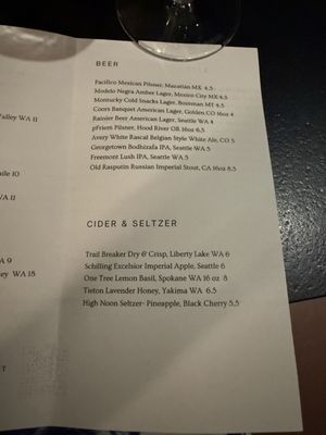 Menu photo 1 La Condesa Coeur d'Alene, ID