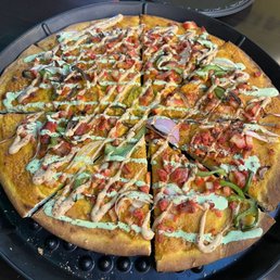 Tikka Pizza with no cheese Tikka Pizza with no cheese