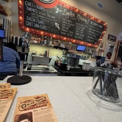 The menu and bar
