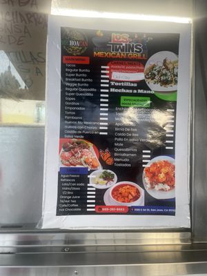 Menu photo 3 Los Twins Mexican Grill San Jose, CA
