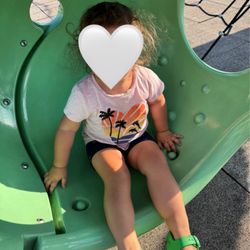 Robert F. Mays Park - A large sphere where the child sits and the contraption spins!