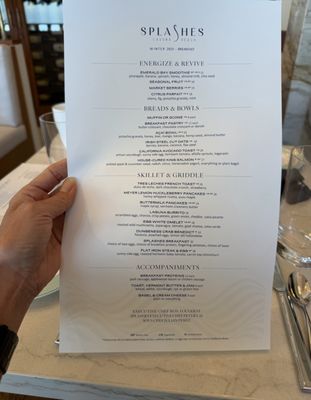 Menu photo 7 Splashes Restaurant Laguna Beach, CA