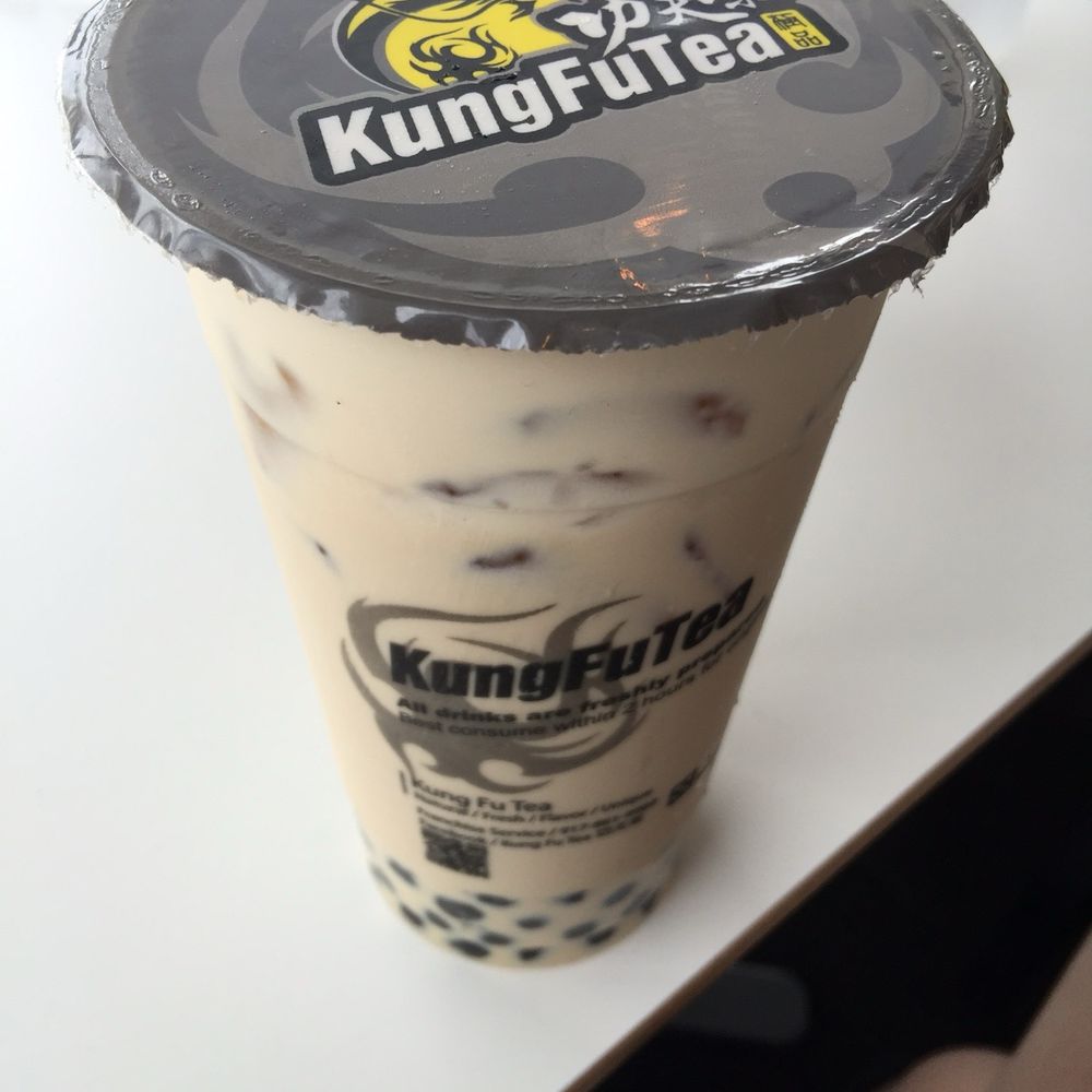 Kung Fu Tea - KF Oolong Milk Tea with boba - Coffee & Tea Near Me - Doraville, Georgia Kung Fu Tea - KF Oolong Milk Tea with boba - Coffee & Tea Near Me - Doraville, Georgia