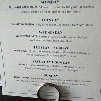 Simonette - Daily Specials - French Near Me - Culver City, California Simonette - Daily Specials - French Near Me - Culver City, California