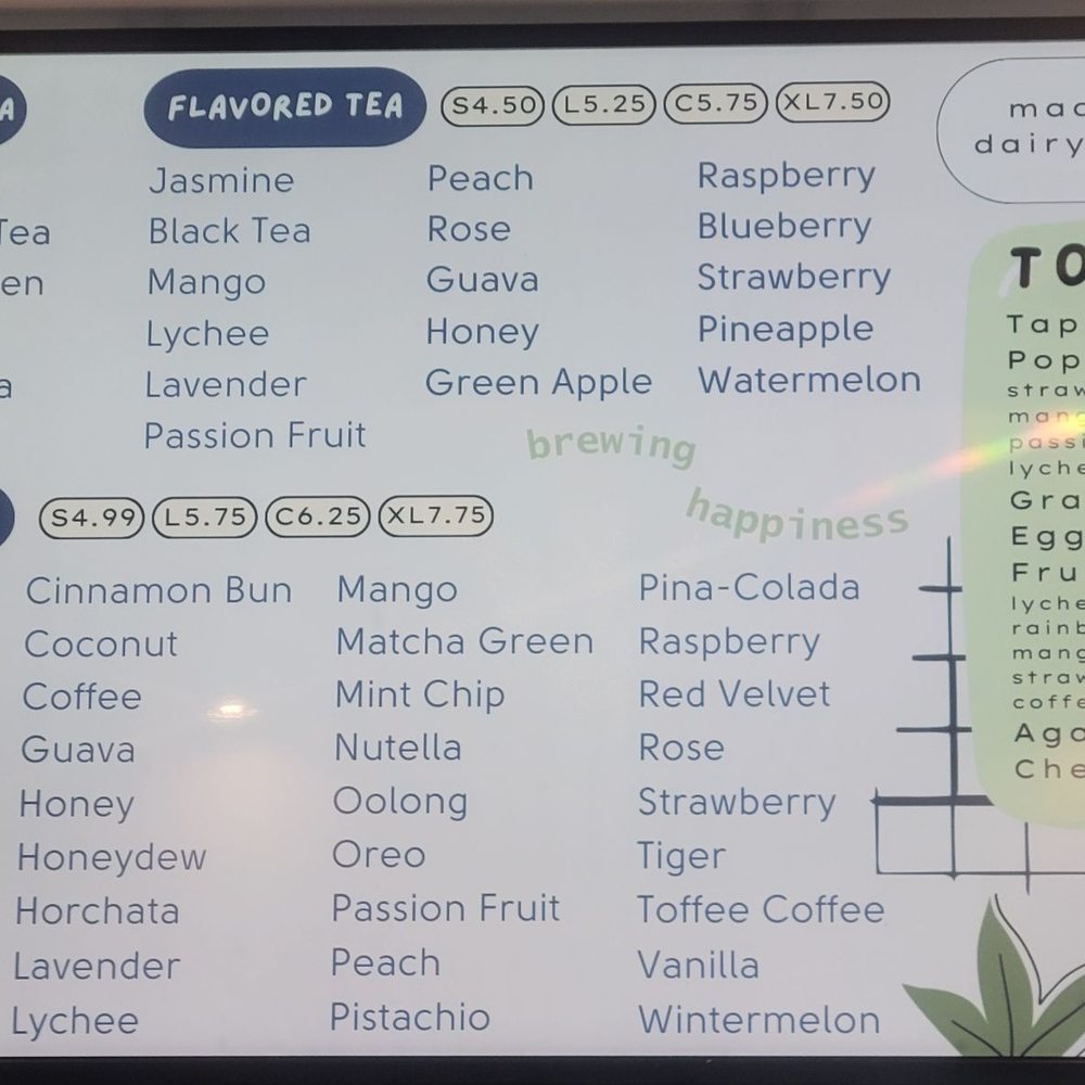 Quickly Cafe - Menu - Bubble Tea Near Me - Altamonte Springs, Florida