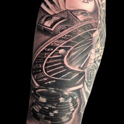 Tattoo Store Birmingham - GAMBLING SLEEVE TATTOO
Tattoo Store Birmingham