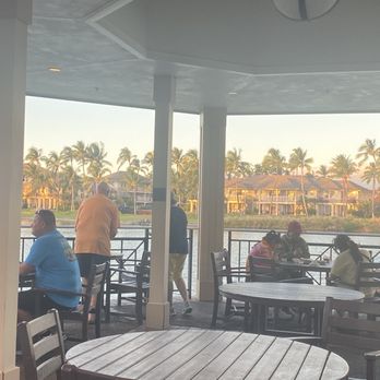 Island Fish & Chips - Gazebo along the lake - Seafood Near Me - Waikoloa, Hawaii