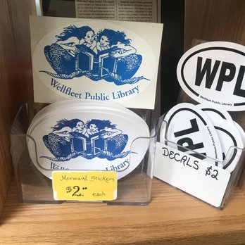 Wellfleet Public Library - they have a great logo at this library 6.1.18 - Libraries Near Me - Wellfleet, Massachusetts