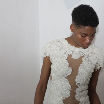 Lordana - Lace appliques on tulle - Bridal Near Me - Brooklyn, New York