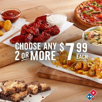 Domino's Pizza - Mix N Match Choose any 2 or more for $7.99 each - Pizza Near Me - Kamloops, British Columbia Domino's Pizza - Mix N Match Choose any 2 or more for $7.99 each - Pizza Near Me - Kamloops, British Columbia