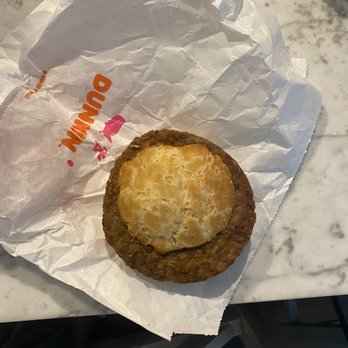 Dunkin' -  a biscuit pie on a table - Donuts Near Me - Mount Pleasant, South Carolina