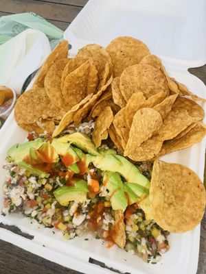 Shark Bite Ceviches by null