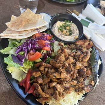 Kababstic Mediterranean Grill - Chicken Swarma Plate - Mediterranean Near Me - Arcadia, California