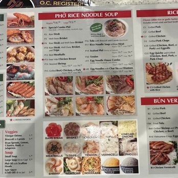 PhoTasia - Menu - Vietnamese Near Me - Irvine, California