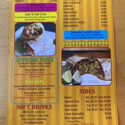 The Taco Hut - Menu