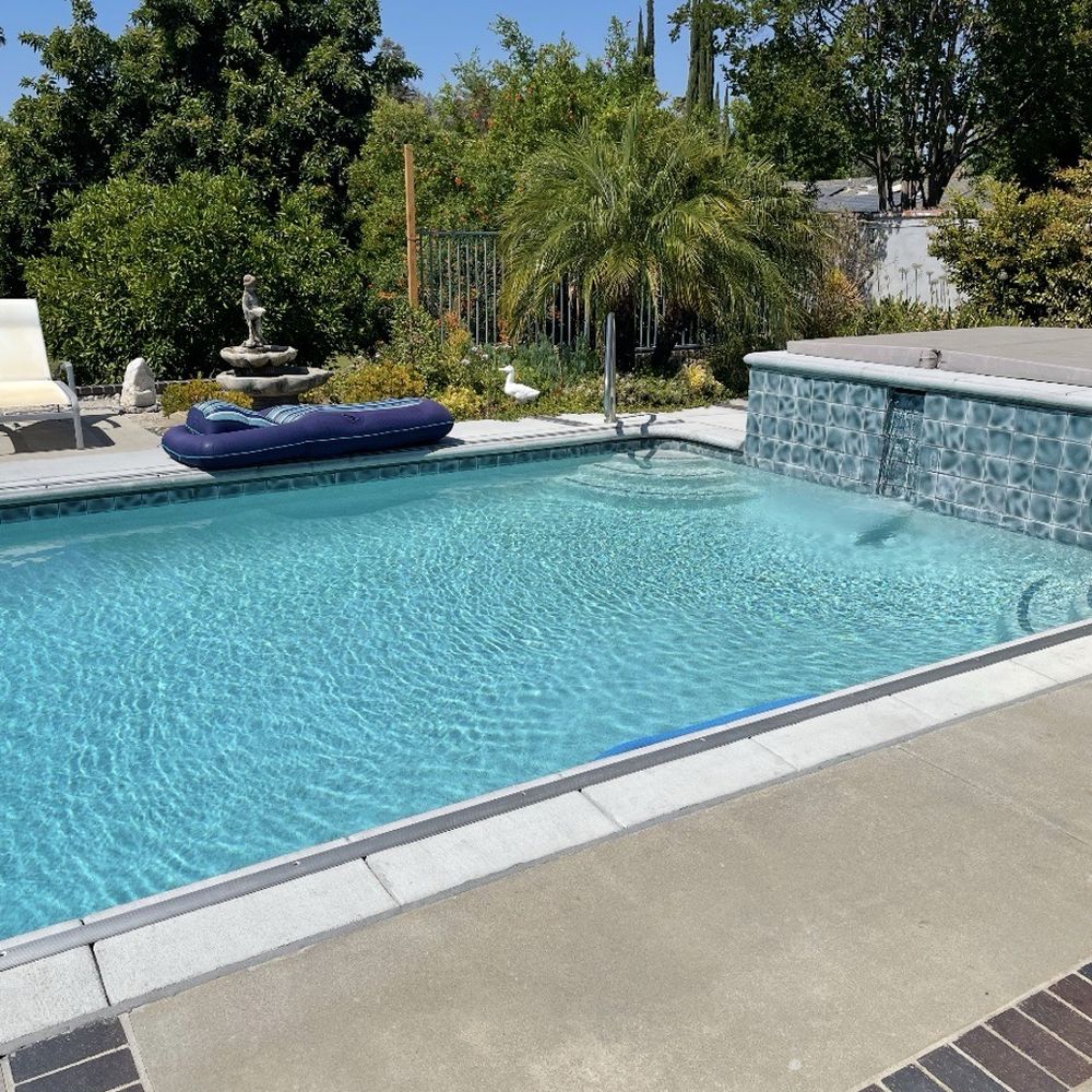 New Hardscape and pool plaster