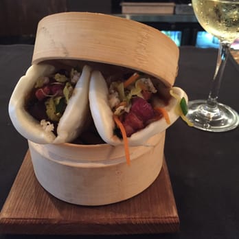 Kingfish Kitchen & Cocktails - Char siu pork belly steamed bun. - Cajun/Creole Near Me - New Orleans, Louisiana