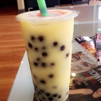 Paradise Smoothie - Peach smoothie with boba. - Juice Bars & Smoothies Near Me - Baton Rouge, Louisiana Paradise Smoothie - Peach smoothie with boba. - Juice Bars & Smoothies Near Me - Baton Rouge, Louisiana