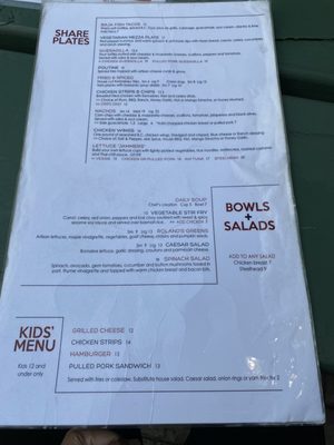 Menu photo 2 Roland's Whistler, BC Menu photo 2 Roland's Whistler, BC