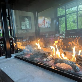 Cork & Barrel Craft Kitchen & Microbrewery - Fireplace - Pubs Near Me - Round Rock, Texas