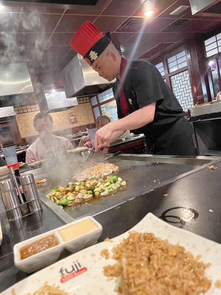 Food from Fuji Sushi & Hibachi Steak House