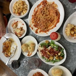 Tour of Italy & shrimp and grits! All very good!
