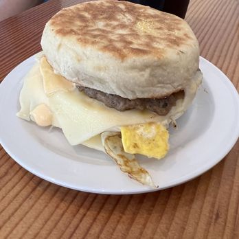 Vinal Bakery - Classic English Muffin Sausage McVinal - Cafes Near Me - Somerville, Massachusetts