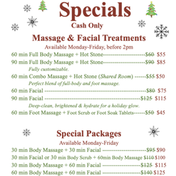 Footlax Day Spa - Holiday Specials