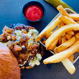 Delicious burger. Delicious burger.