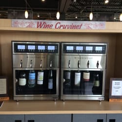 Wine dispenser in The Mezz bar on the second floor... which also has a patio. (I know!)