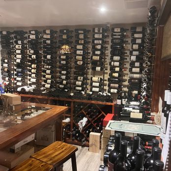 Caffe Italia - Wine room adjacent to the dining room - Pizza Near Me - Coral Gables, Florida