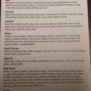 Goldies Express - Back of menu for catering options. - New American Near Me - Naples, Florida