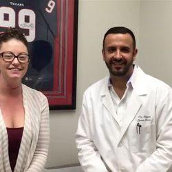 K. Rad Payman, MD - Advanced Spine Institute - My patient Jen is doing very well after her cervical artificial disc replacement to relive neck pain and weakness in her arm.