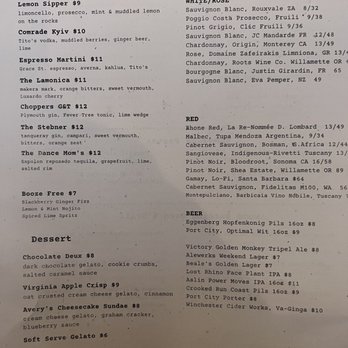 Local Provisions - Drinks/Dessert Menu - Italian Near Me - Sterling, Virginia Local Provisions - Drinks/Dessert Menu - Italian Near Me - Sterling, Virginia