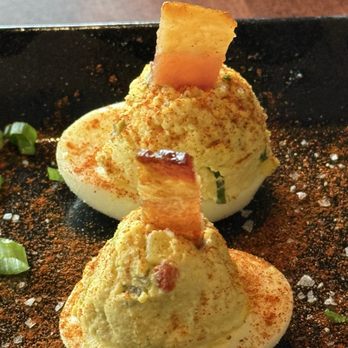 J. Alexander's - Deviled eggs with bacon. - Steakhouses Near Me - Clifton, New Jersey J. Alexander's - Deviled eggs with bacon. - Steakhouses Near Me - Clifton, New Jersey