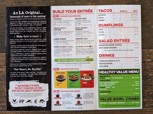 Menu photo 3 WaBa Grill Fresno, CA
