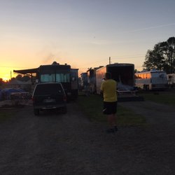 West Haven At Lake Erie - The RV park at sunset. Nice and quiet at night. No loud parties even on Memorial Day weekend.